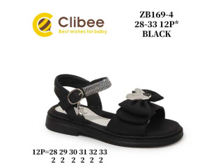 Босоножки детские Clibee ZB169-4 black 28-33