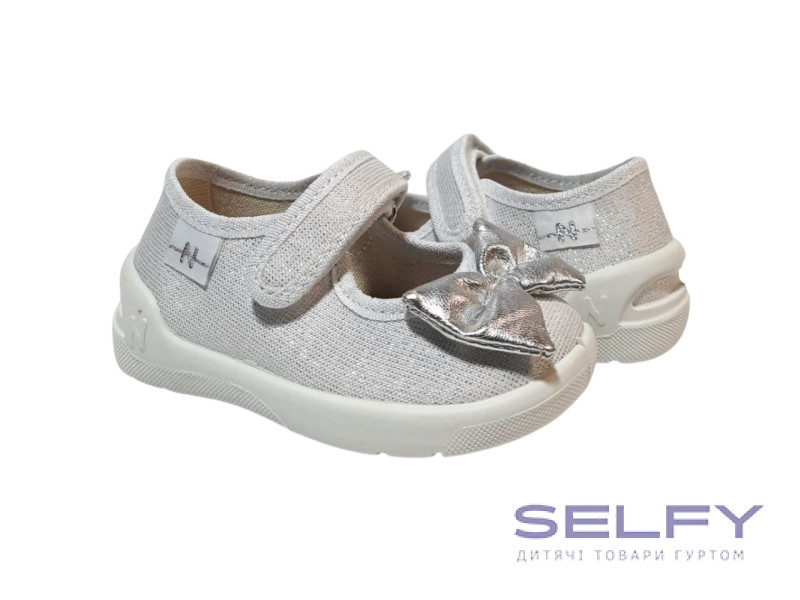 Ketty 18-25 сіра, блискучий бант, Фото 1