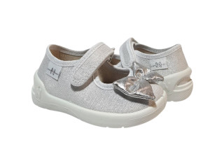 Ketty 18-25 сіра, блискучий бант