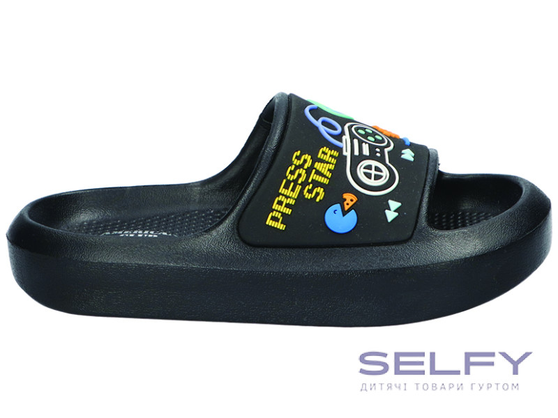 Шльопанці EVA American Club NH  213 чорний 32 - 36, Фото 1