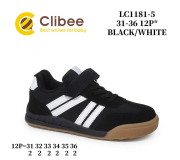 Кросівки дитячі Clibee LC1181-5 black-white 31-36