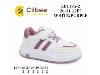 Кросівки дитячі Clibee LB1185-2  white-purple 26-31