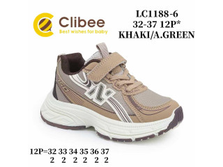 Кроссовки детские Clibee LC1188-6 khaki-a.green 32-37
