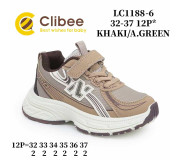 Кросівки дитячі Clibee LC1188-6 khaki-a.green 32-37