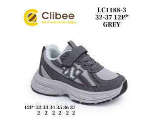 Кроссовки детские Clibee LC1188-3 grey 32-37