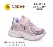 Кросівки дитячі Clibee LB1187-2 pink 26-31