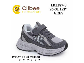 Кросівки дитячі Clibee LB1187-3 grey 26-31