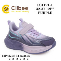Кросівки дитячі Clibee LC1190 purplel 32-37