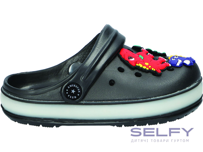 Кроксы American Club NH 215 черный 25-31, Фото 1