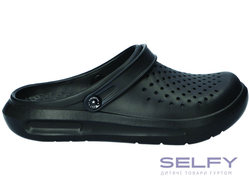 Кроксы American Club NH 191 черный 40-45, Фото 1