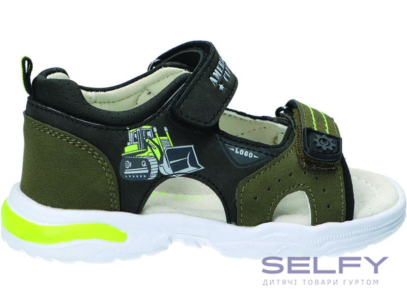 Детские босоножки American Club XD 190 хаки 25-29, Фото 1