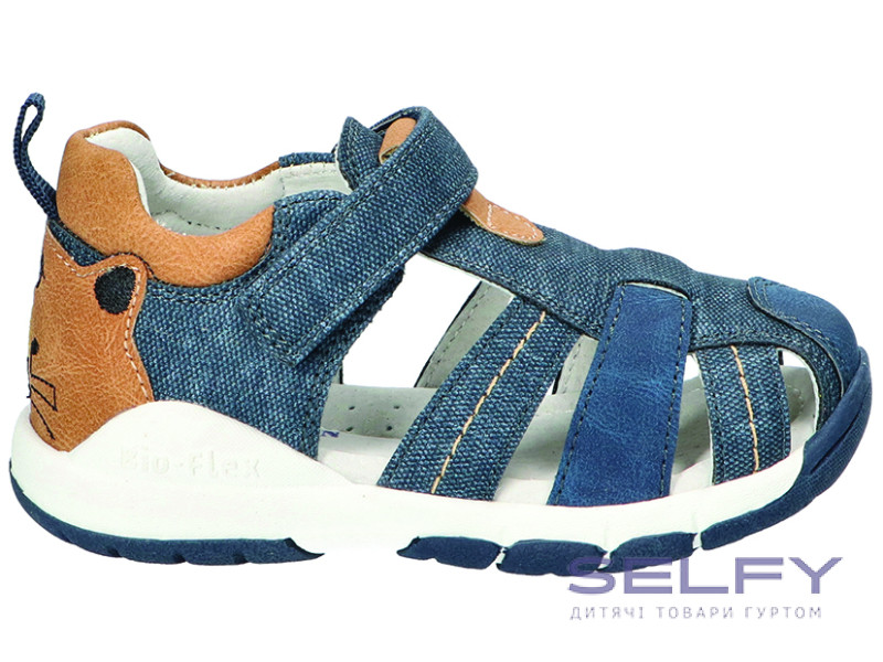 Босоніжки дитячі American Club AK 11 темно-синій 24-28, Фото 1