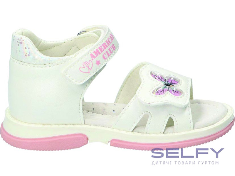 Босоніжки дитячі American Club XD 192 білий 24-28, Фото 1