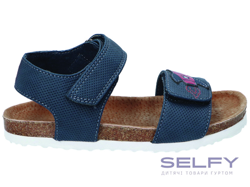 Босоніжки дитячі American Club AK 07 темно-синій 27-31, Фото 1