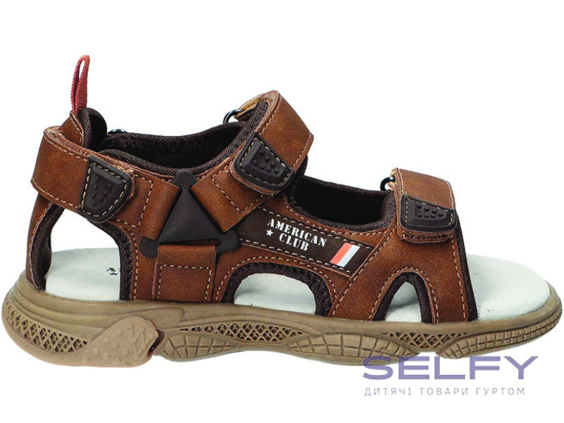 Босоніжки дитячі American Club XD 187 коричневий 31-35, Фото 1