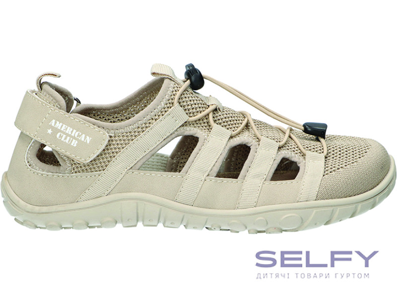 Босоніжки підліткові American Club HL 217 бежевий 37-41, Фото 1