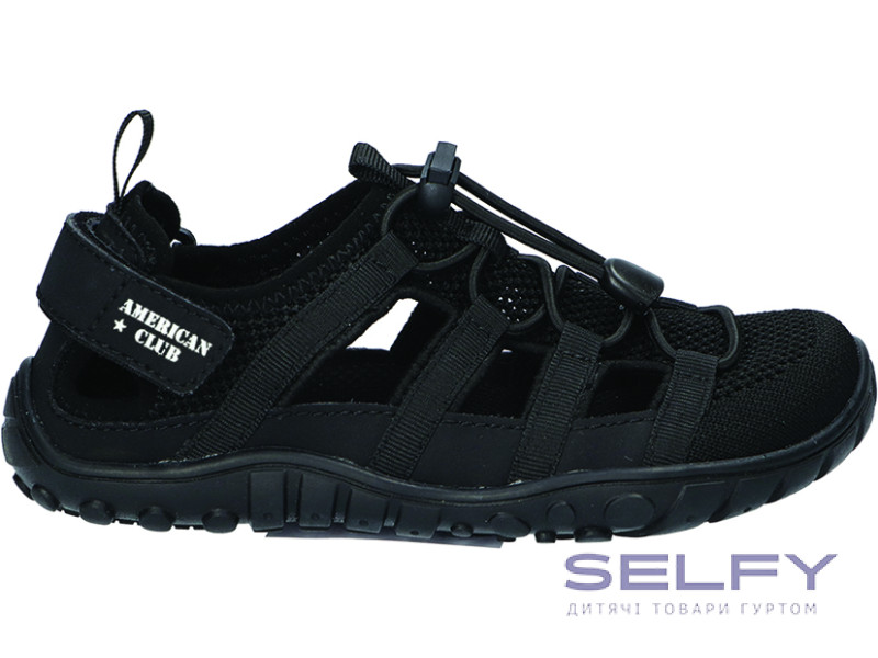 Босоніжки підліткові American Club HL 217 чорний 35-37, Фото 1