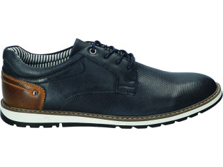 Туфли КОЖА American Club CY 191 синий 41-45