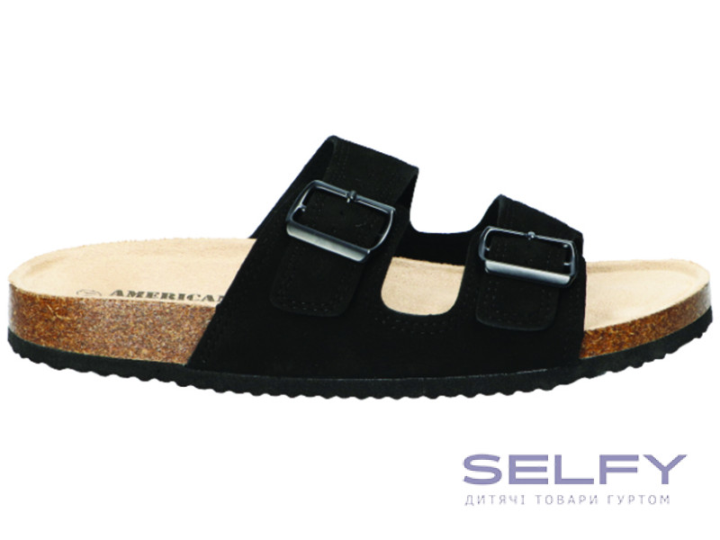 Шльопанці American Club RL CY 154 чорний 41-45, Фото 1