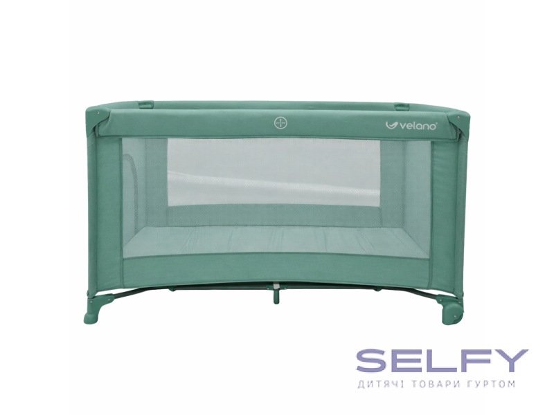 Кровать-манеж детская VELANO Flexi, mint, Фото 1