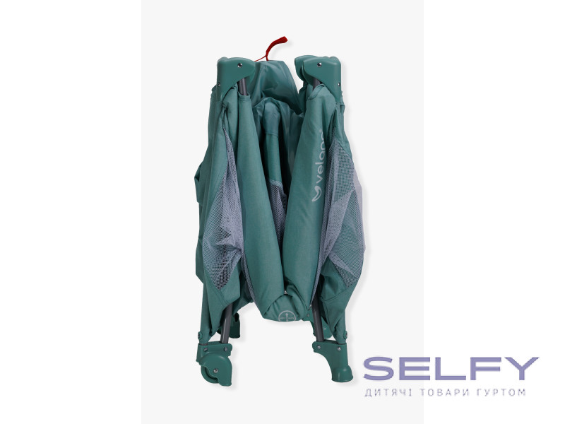Ліжко-манеж дитяче VELANO Flexi, mint, Фото 12