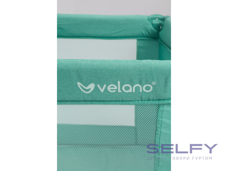 Ліжко-манеж дитяче VELANO Flexi, mint, Фото 7