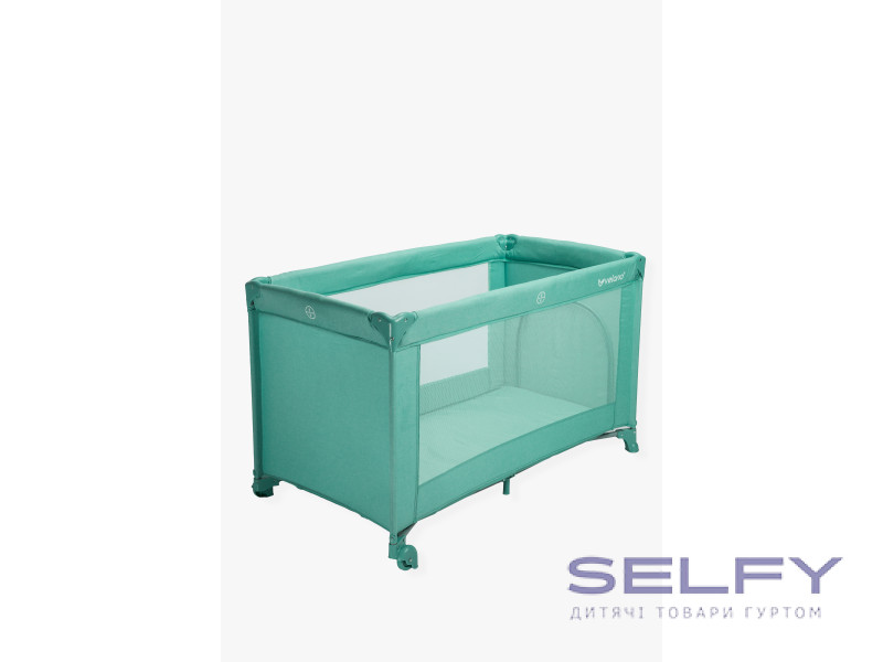 Кровать-манеж детская VELANO Flexi, mint, Фото 3