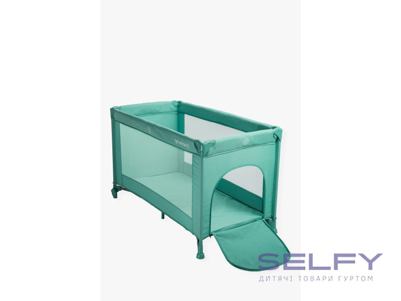 Кровать-манеж детская VELANO Flexi, mint, Фото 5