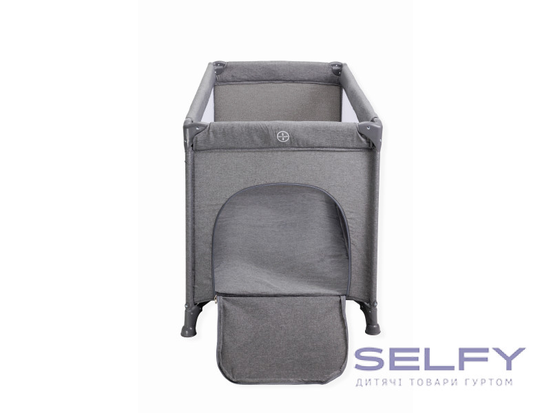 Ліжко-манеж дитяче VELANO Flexi, grey, Фото 5
