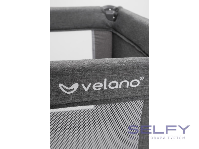 Ліжко-манеж дитяче VELANO Flexi, grey, Фото 8