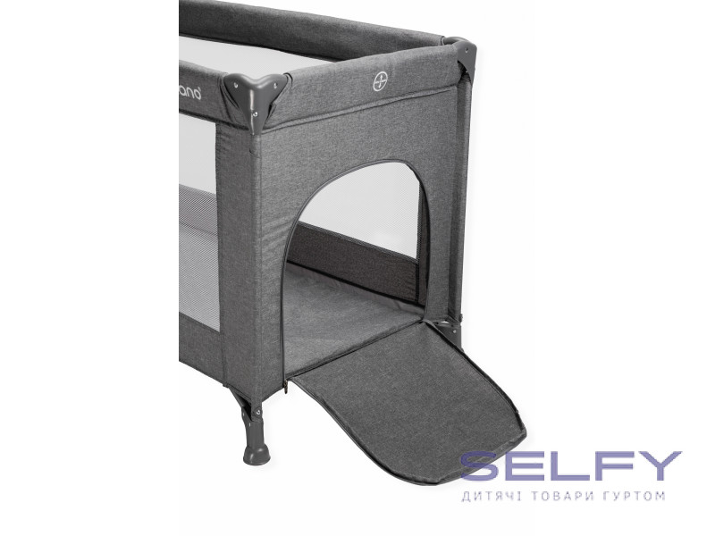 Кровать-манеж детская VELANO Flexi, grey, Фото 5