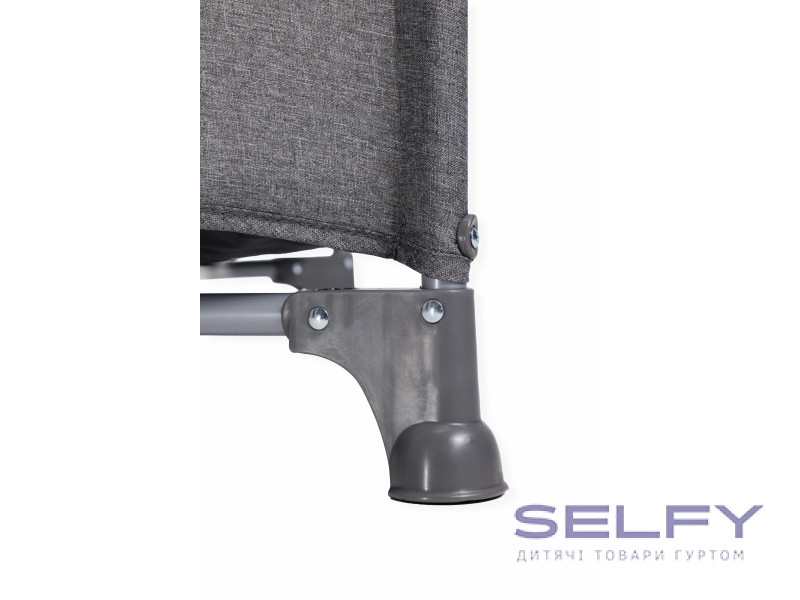 Кровать-манеж детская VELANO Flexi, grey, Фото 9