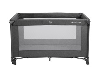 Ліжко-манеж дитяче VELANO Flexi, grey