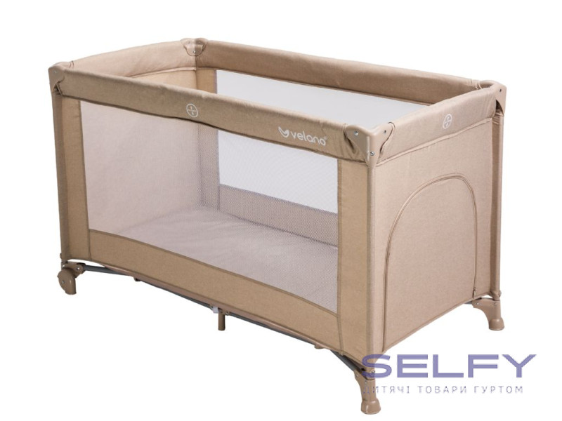 Кровать-манеж детская VELANO Flexi, beige, Фото 3