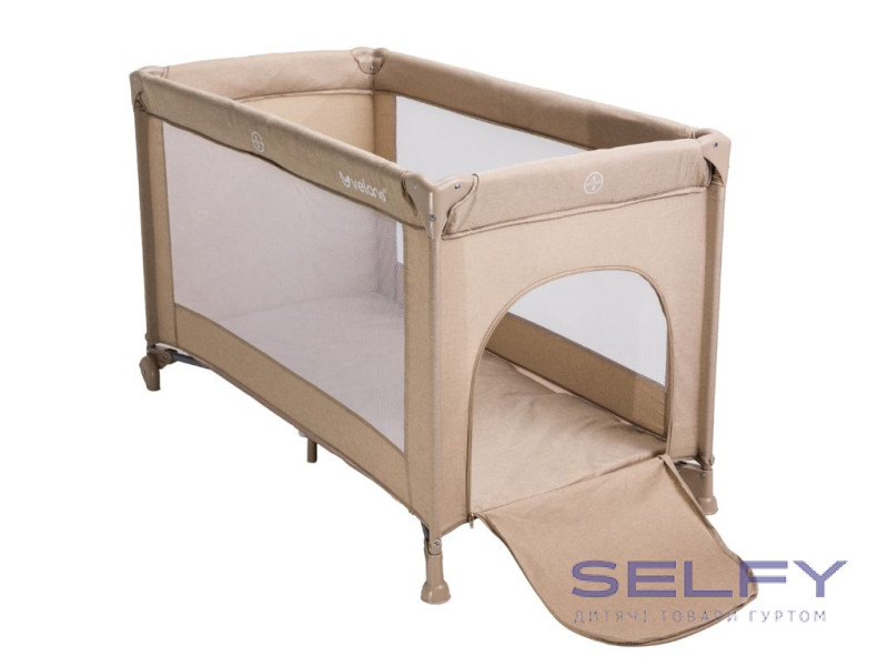 Кровать-манеж детская VELANO Flexi, beige, Фото 4