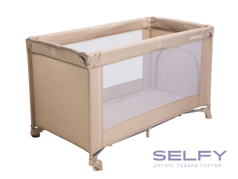 Кровать-манеж детская VELANO Flexi, beige, Фото 6