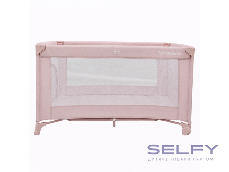 Ліжко-манеж дитяче VELANO Flexi, pink, Фото 1