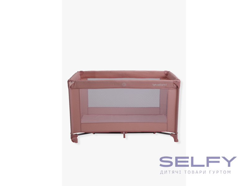Кровать-манеж детская VELANO Flexi, pink, Фото 1