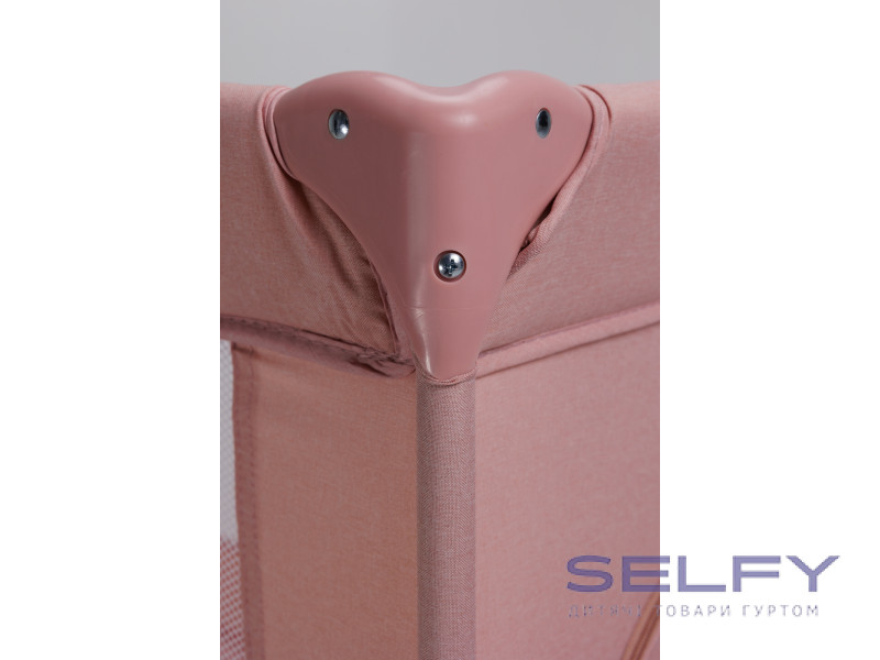 Кровать-манеж детская VELANO Flexi, pink, Фото 6