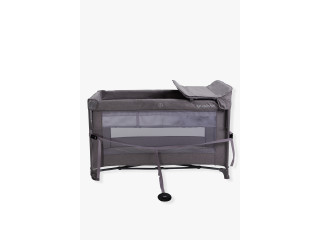 Кровать-манеж детская со вторым уровнем и пеленатором VELANO Tino, light grey