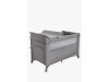 Ліжко-манеж дитяче з другим ярусом та пеленатором VELANO Tino, light grey, Фото 15