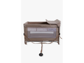 Ліжко-манеж дитяче з другим ярусом та пеленатором VELANO Tino, beige