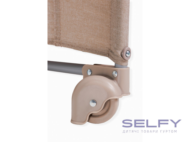 Ліжко-манеж дитяче з другим ярусом та пеленатором VELANO Tino, beige, Фото 10