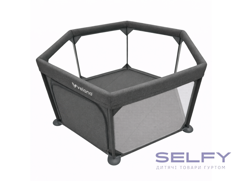 Манеж дитячий VELANO Star, grey, Фото 1