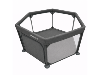 Манеж дитячий шестикутний VELANO Star, grey