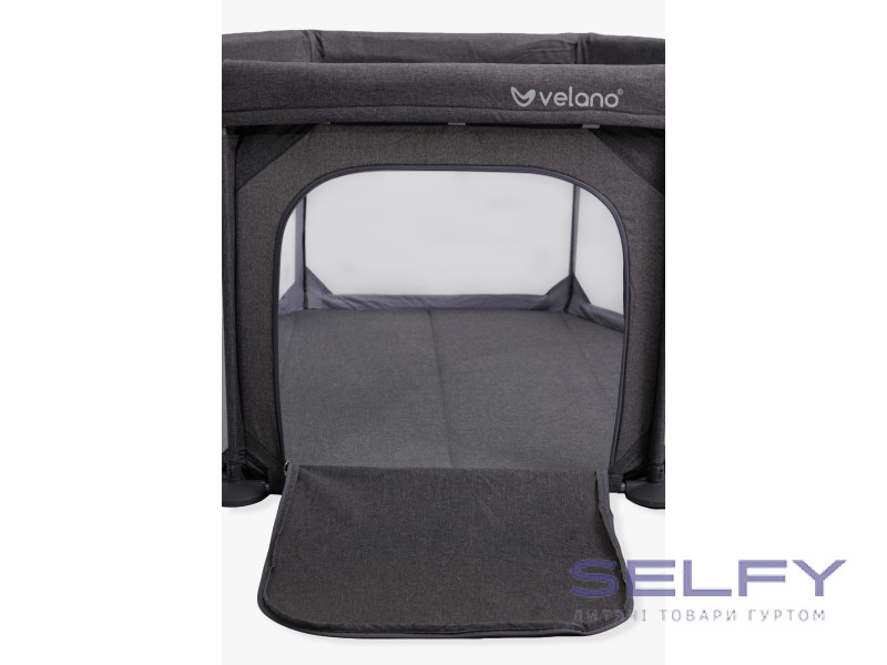 Манеж детский шестиугольный VELANO Star, grey, Фото 4