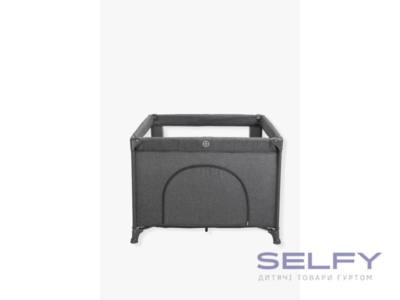 Манеж детский квадратный VELANO Cubo, dark grey, Фото 1