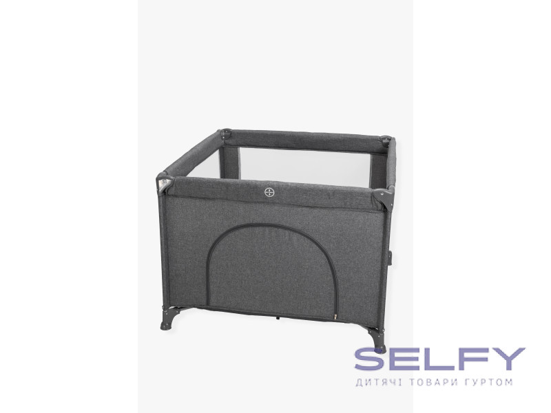 Манеж детский квадратный VELANO Cubo, dark grey, Фото 3