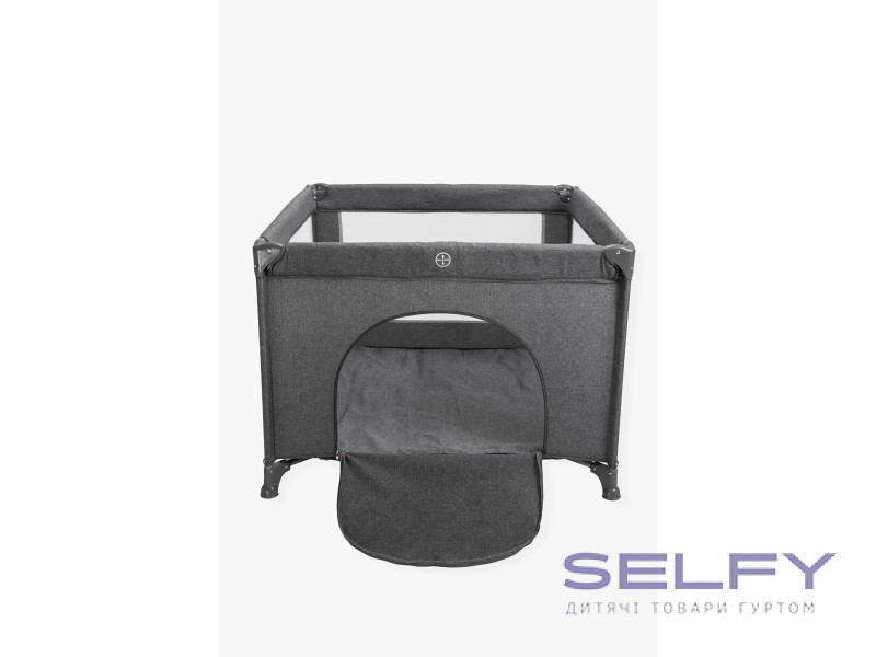 Манеж детский квадратный VELANO Cubo, dark grey, Фото 4