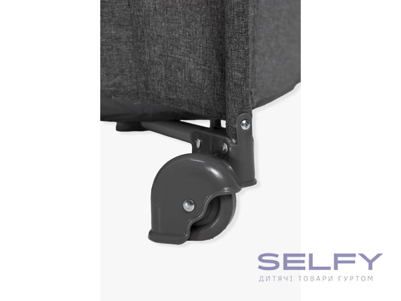 Манеж детский квадратный VELANO Cubo, dark grey, Фото 7